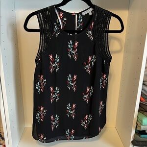 Daniel Rainn Pink and Green Sleeveless Tank Top